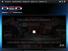 Tablet Screenshot of premiersportspromotions.com